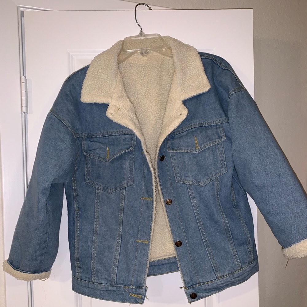 Jean + Fleece Jacket